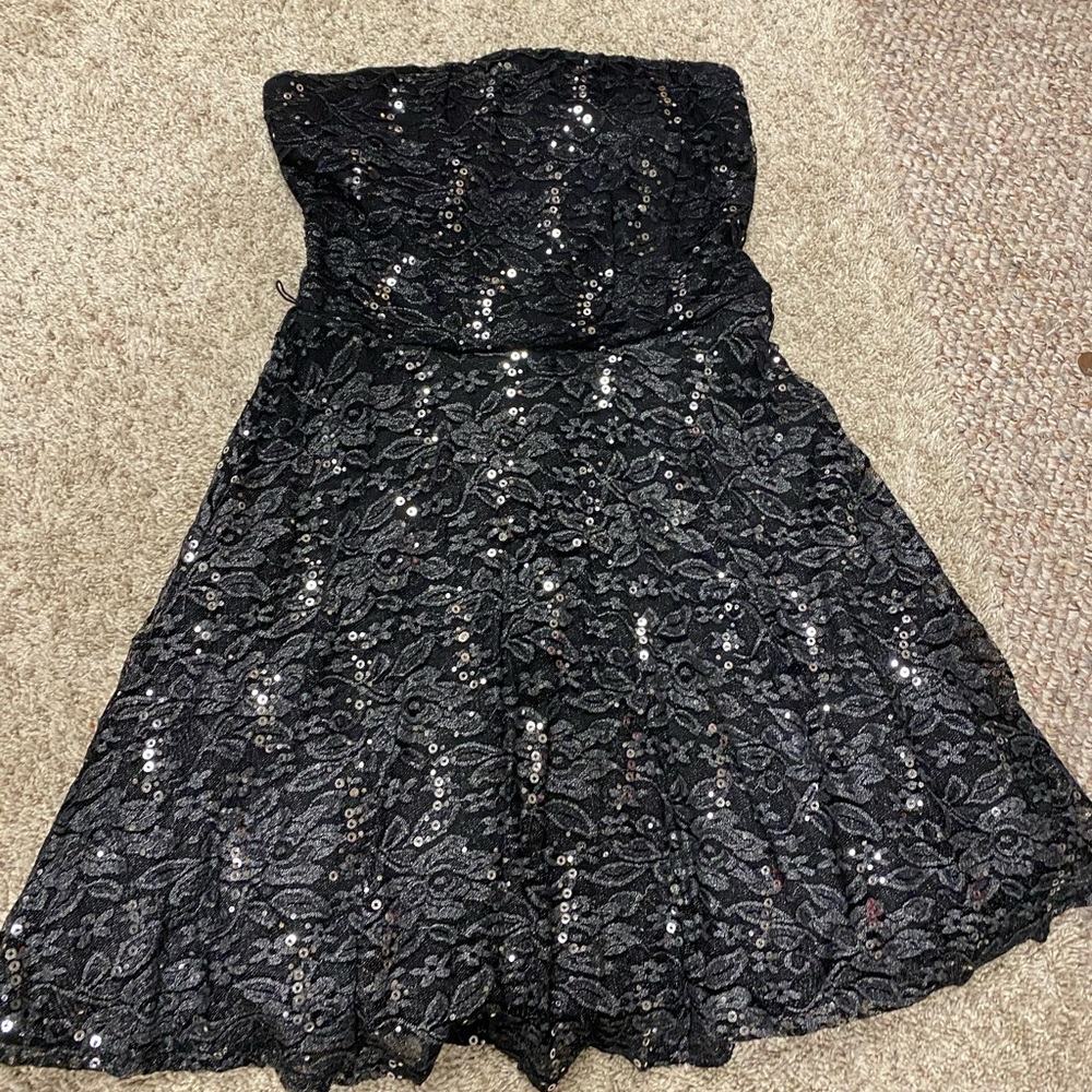 Black sparkly dress